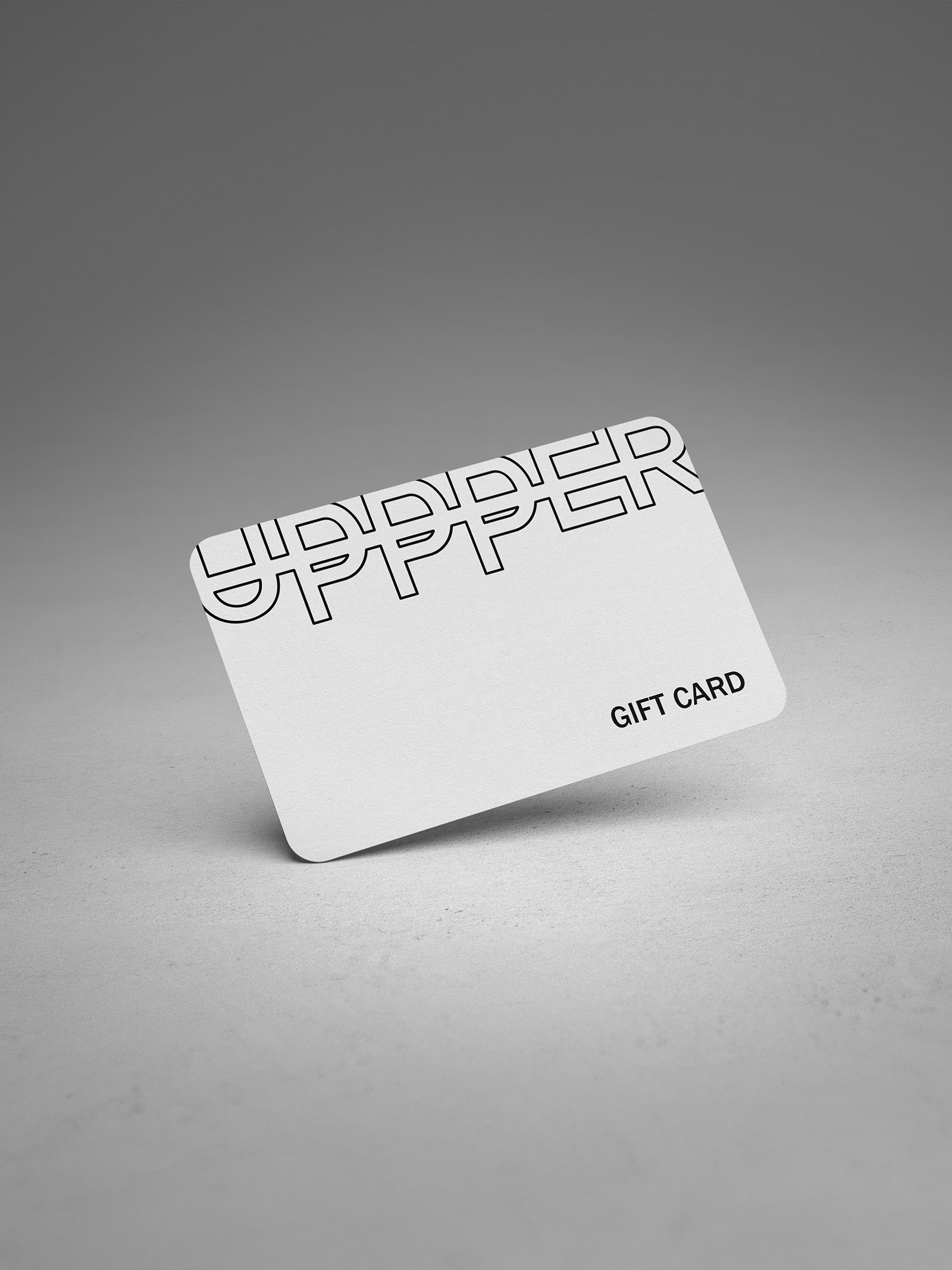 uppper egift card digital product image on white background