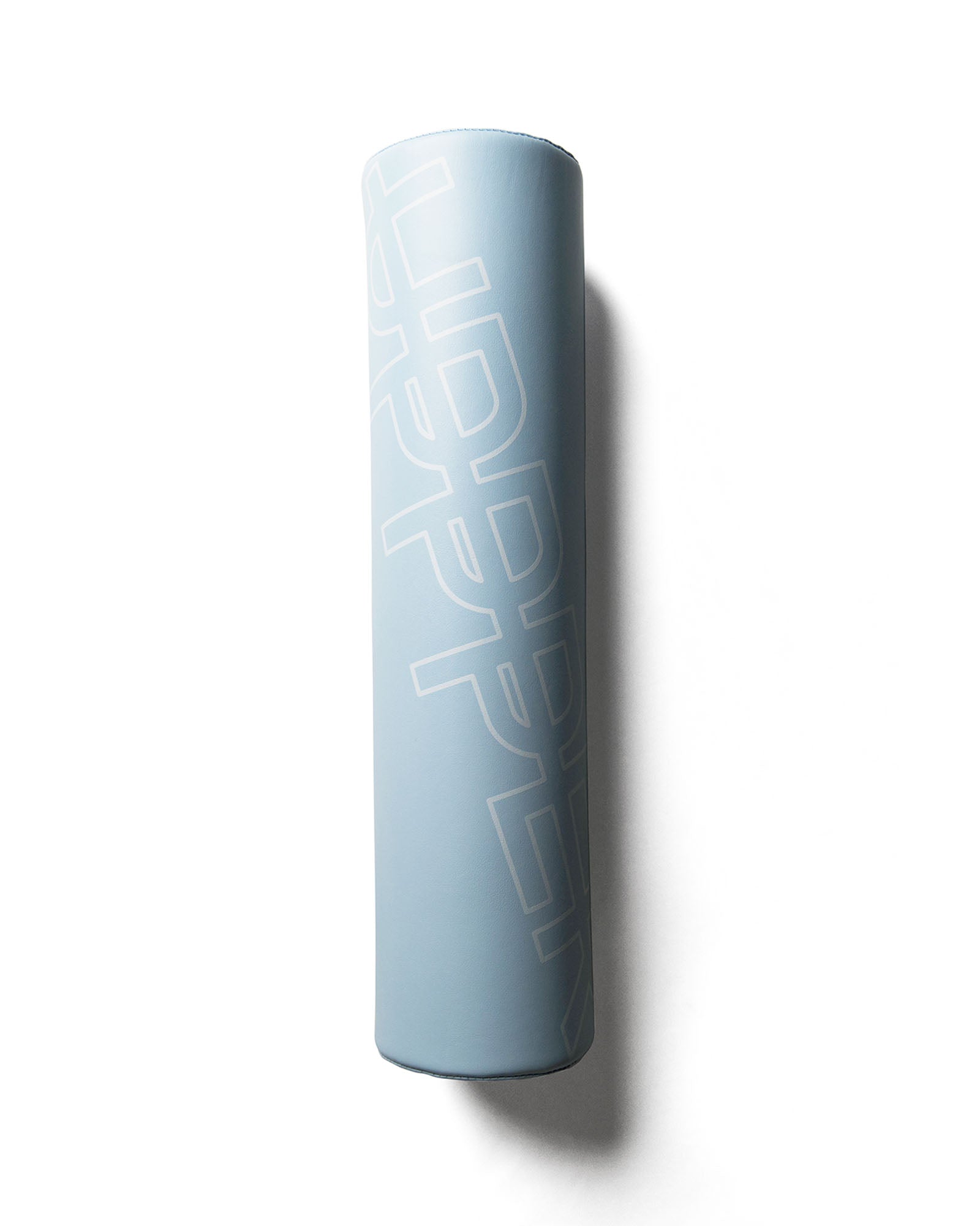 baby blue uppper barbell pad with dense foam padding on white background