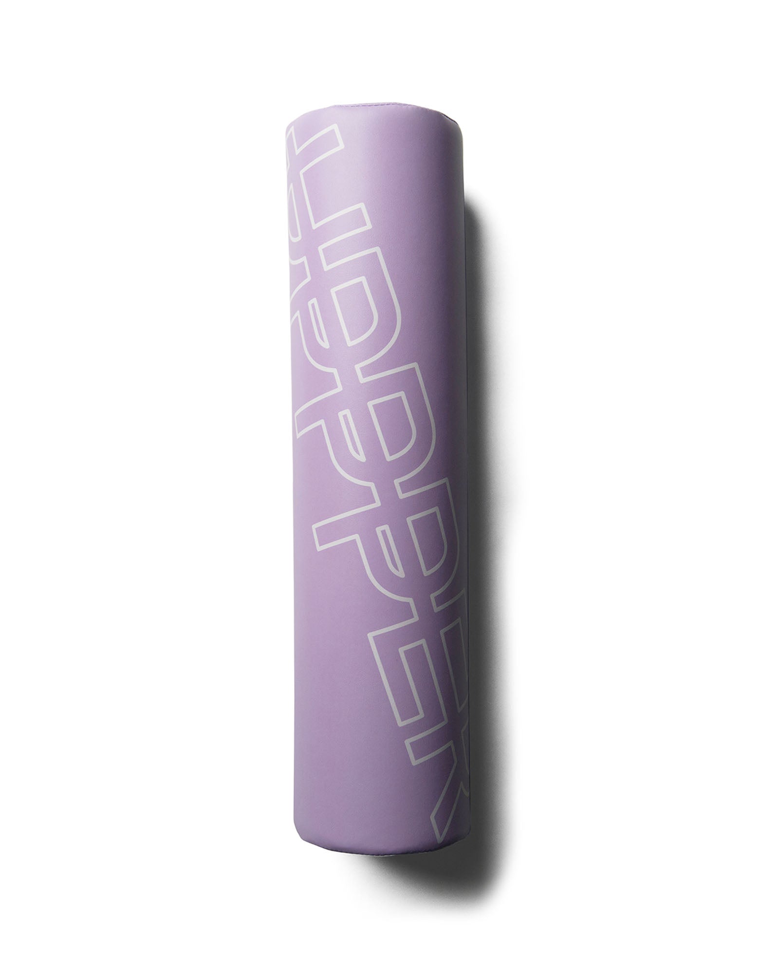 lavender uppper barbell pad with dense foam padding on white background
