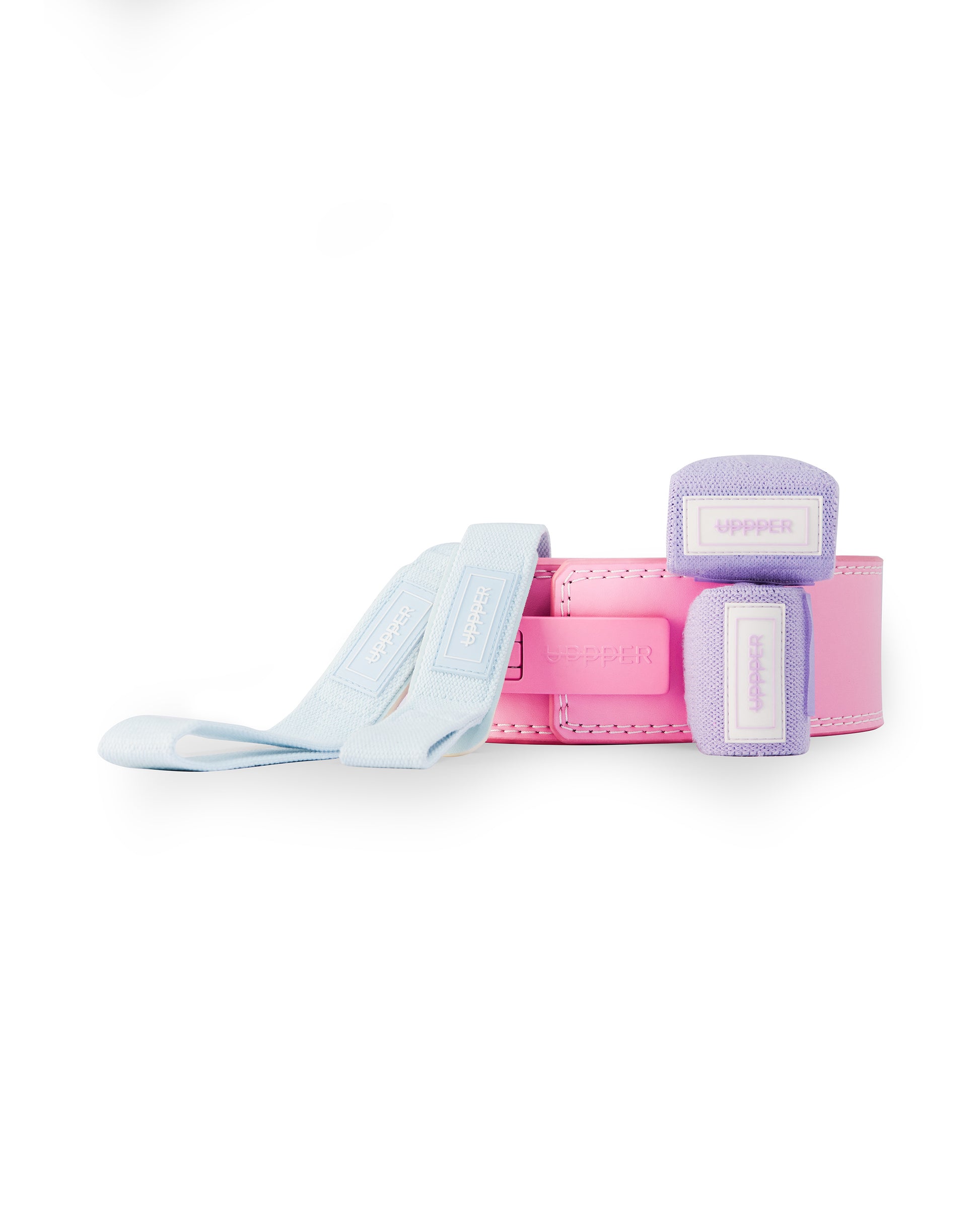 uppper strong bundle - soft tones product bundle showing all items included on white background