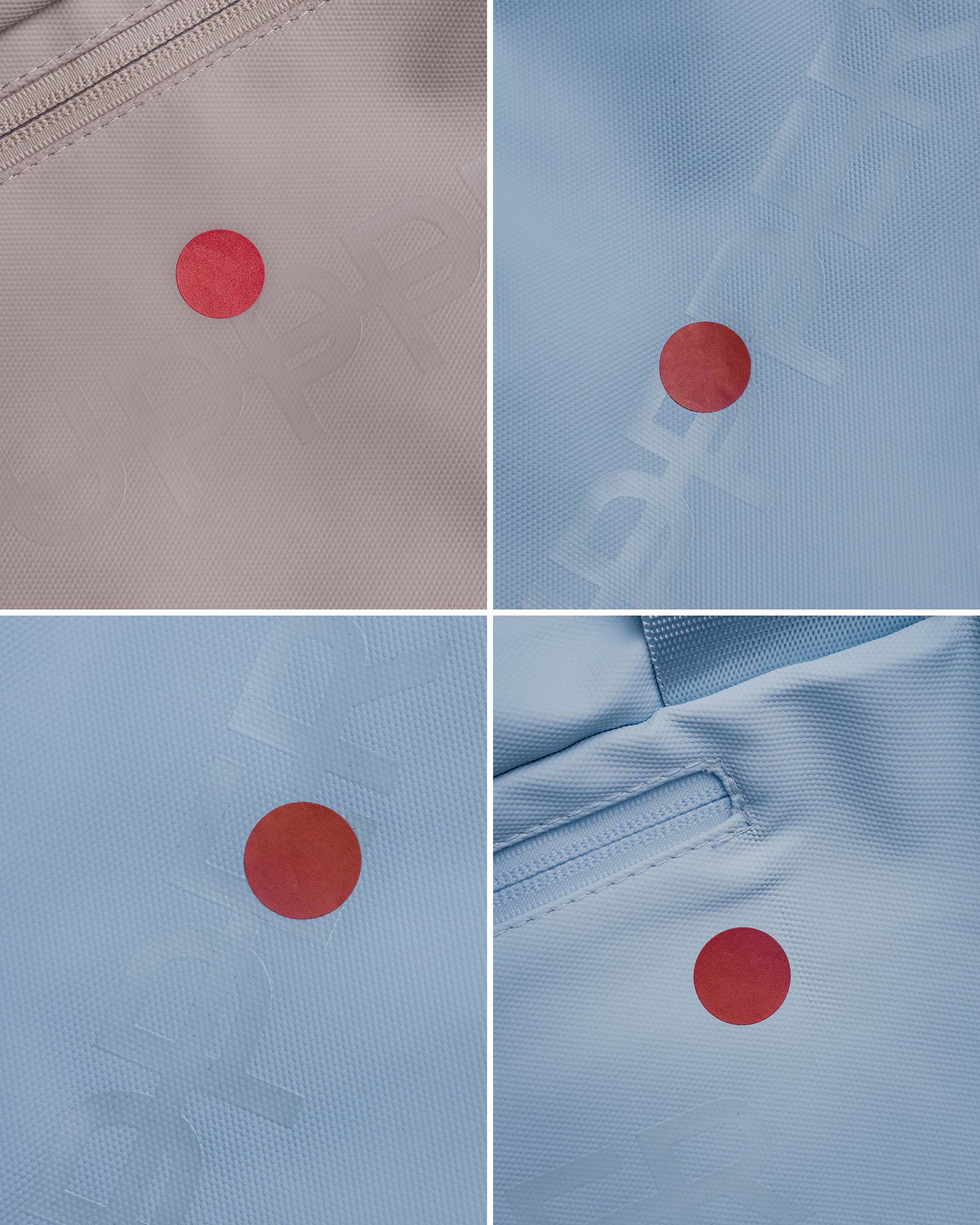 baby blue uppper gym bag lifestyle shot
