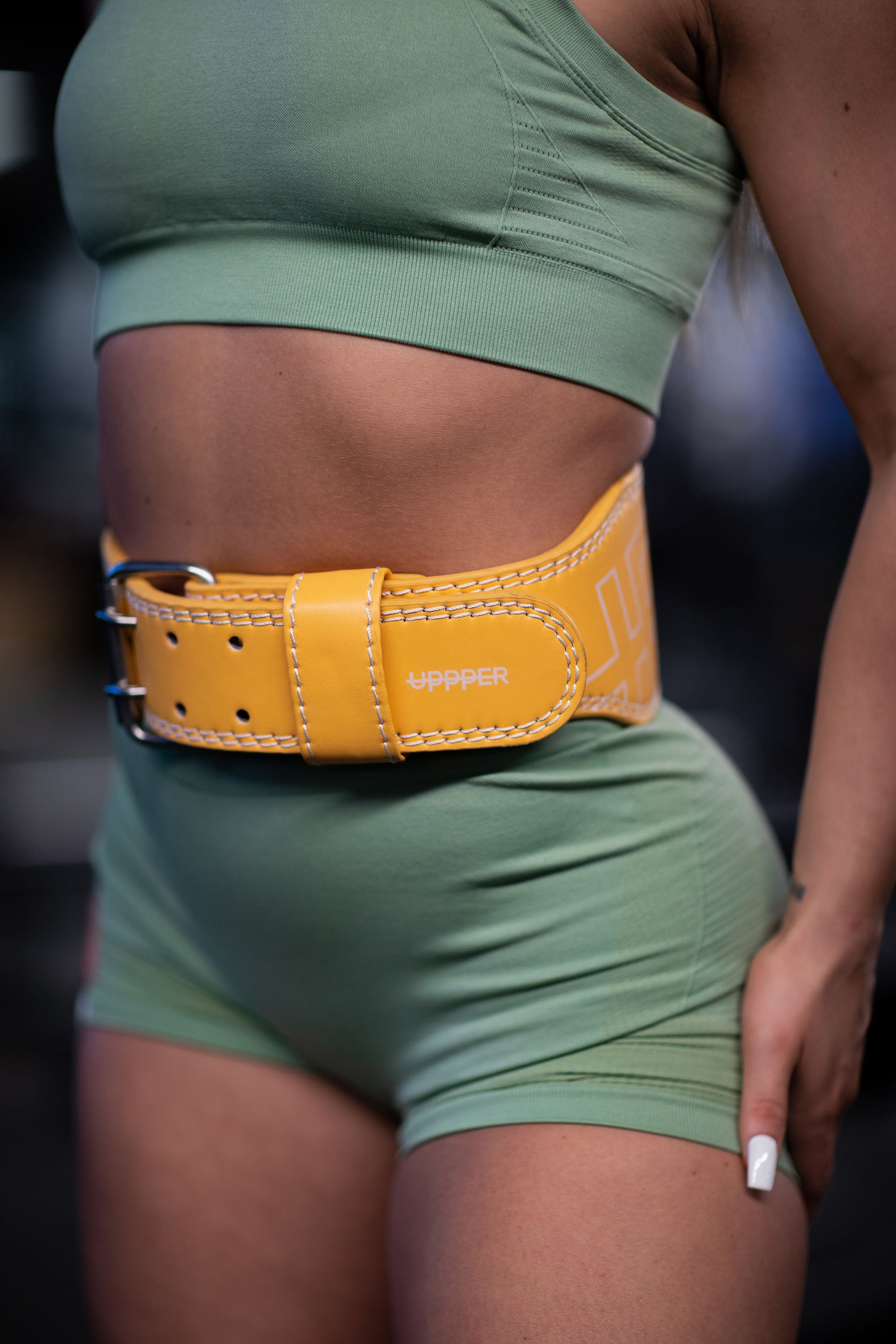 peach uppper lifting belt product detail